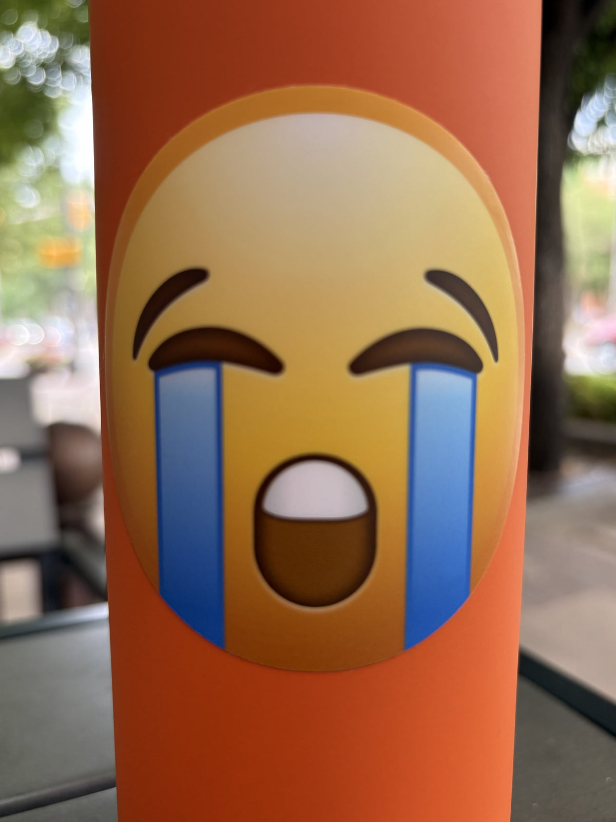 3" Crying Emoji Vinyl Sticker