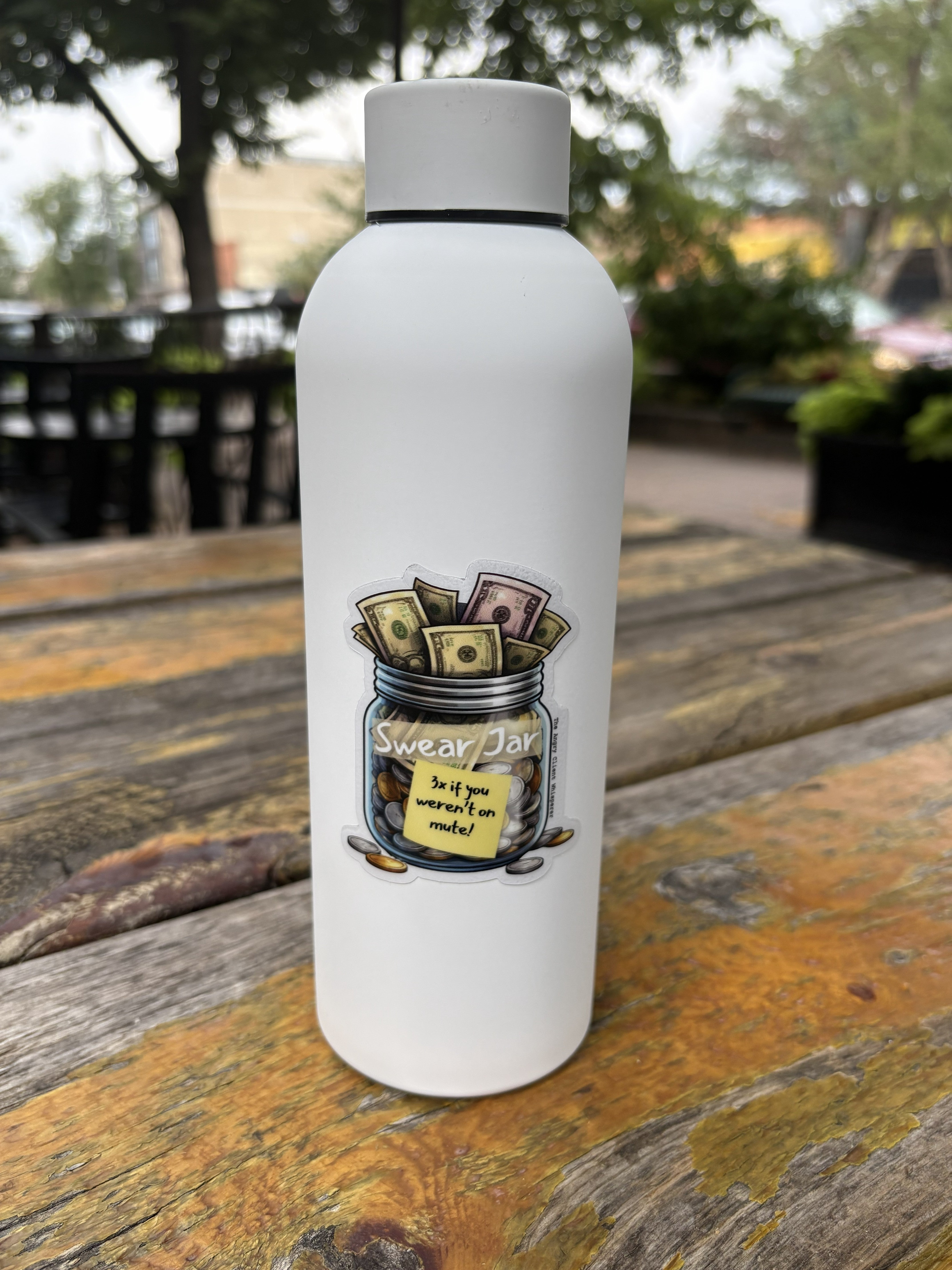 3" Swear Jar Vinyl Sticker