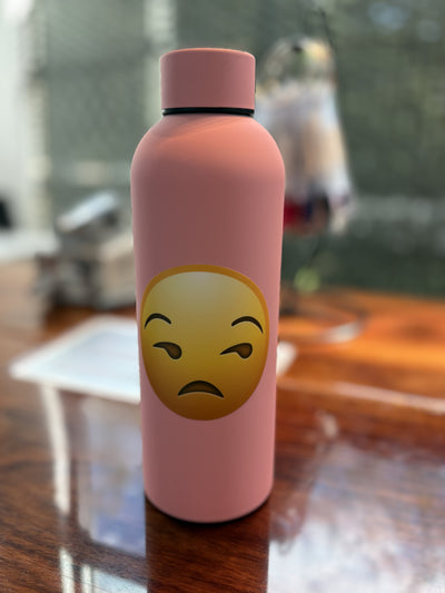 3" Unamused Face Emoji Vinyl Sticker